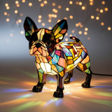 Lámpara Boston Terrier de diseño elegante