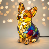 Lámpara Corgi Feliz - Iluminación adorable y cálida con diseño de perrito