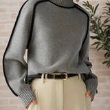 Donna | Suéter Elegante de Cuello Alto - Chic y Cómodo