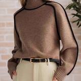 Donna | Suéter Elegante de Cuello Alto - Chic y Cómodo