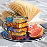 Taza 3D artesanal, única y encantadora para amantes de los libros