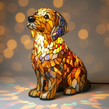 Lámpara de Golden Retriever Radiante: Iluminación cálida y encantadora para el hogar
