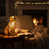 Lámpara de Golden Retriever Radiante: Iluminación cálida y encantadora para el hogar