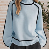 Donna | Suéter Elegante de Cuello Alto - Chic y Cómodo