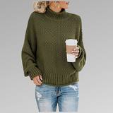 Rikke | suéter oversize de cuello alto en punto suave – cómodo y con estilo