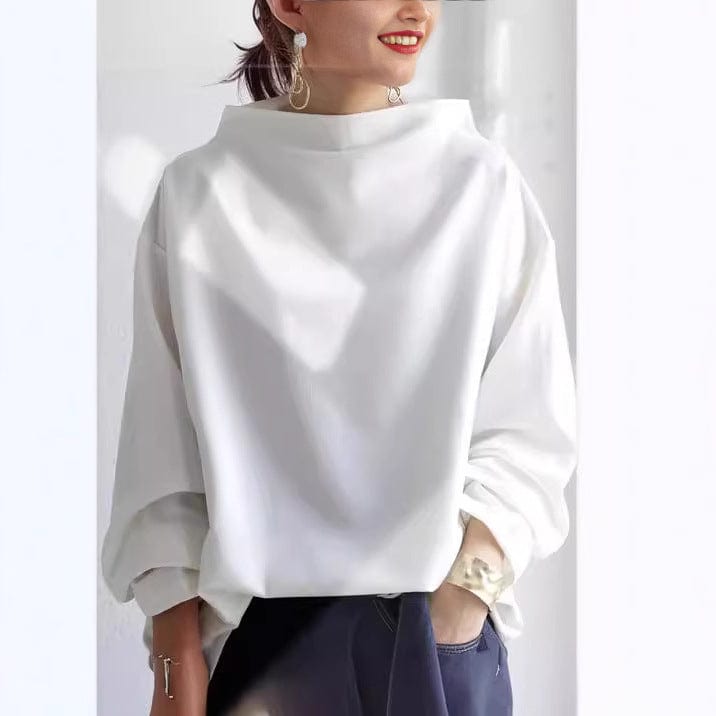 Lisa | Top casual de cuello alto — chic y cómodo