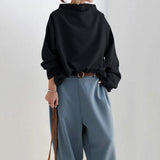 Lisa | Top casual de cuello alto — chic y cómodo