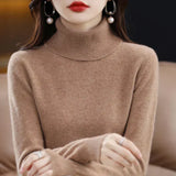 Amara | Suéter de cachemira con cuello alto — suavidad lujosa y estilo chic