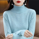 Amara | Suéter de cachemira con cuello alto — suavidad lujosa y estilo chic