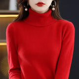 Amara | Suéter de cachemira con cuello alto — suavidad lujosa y estilo chic