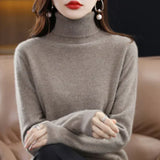Amara | Suéter de cachemira con cuello alto — suavidad lujosa y estilo chic