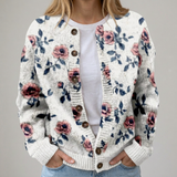 Mika | Cardigan Floral de Otoño - Elegante y Suave