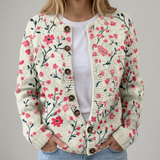 Mona | Cárdigan con estampado floral chic para el otoño